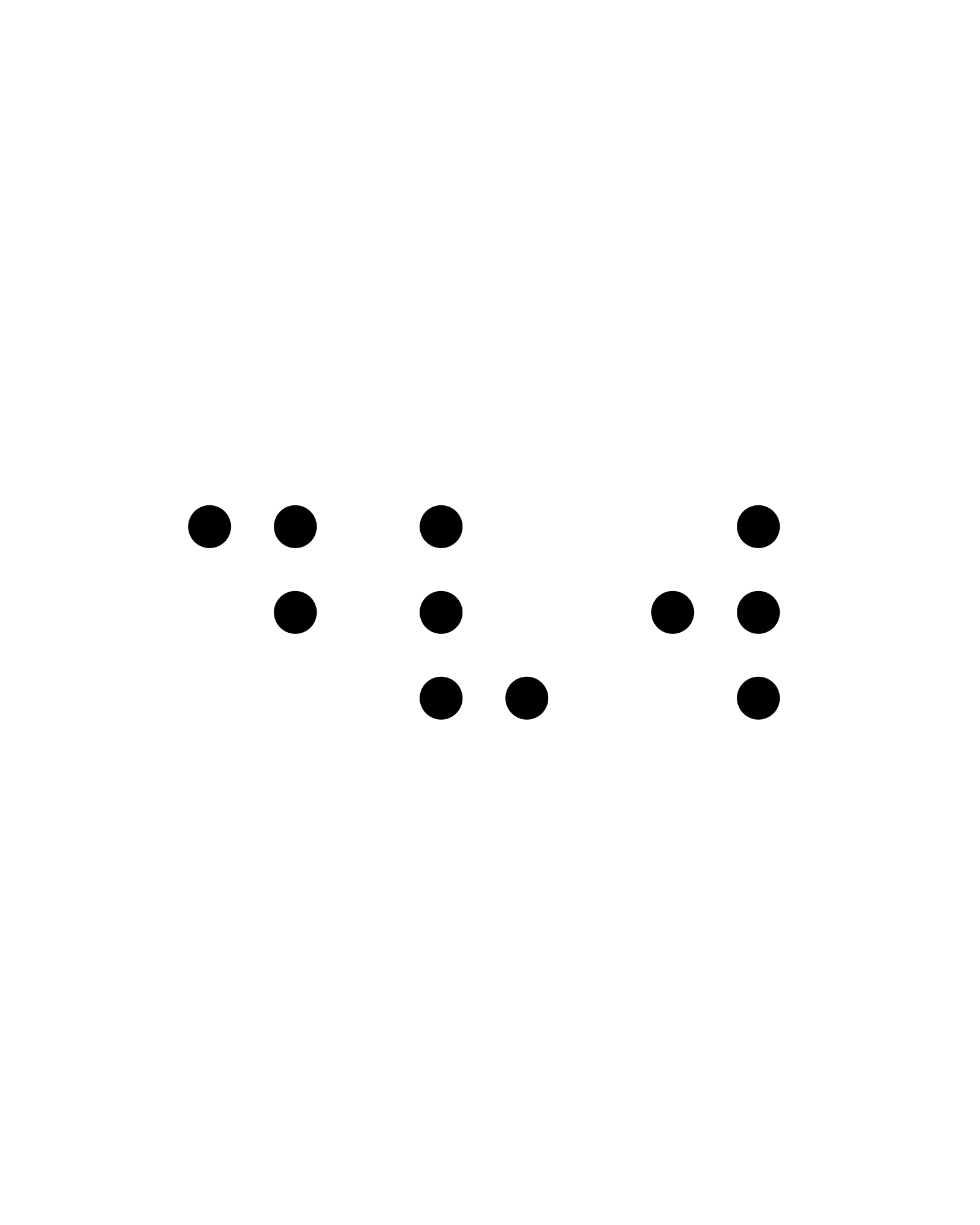 Descriptive Video Works tactile braille pattern.