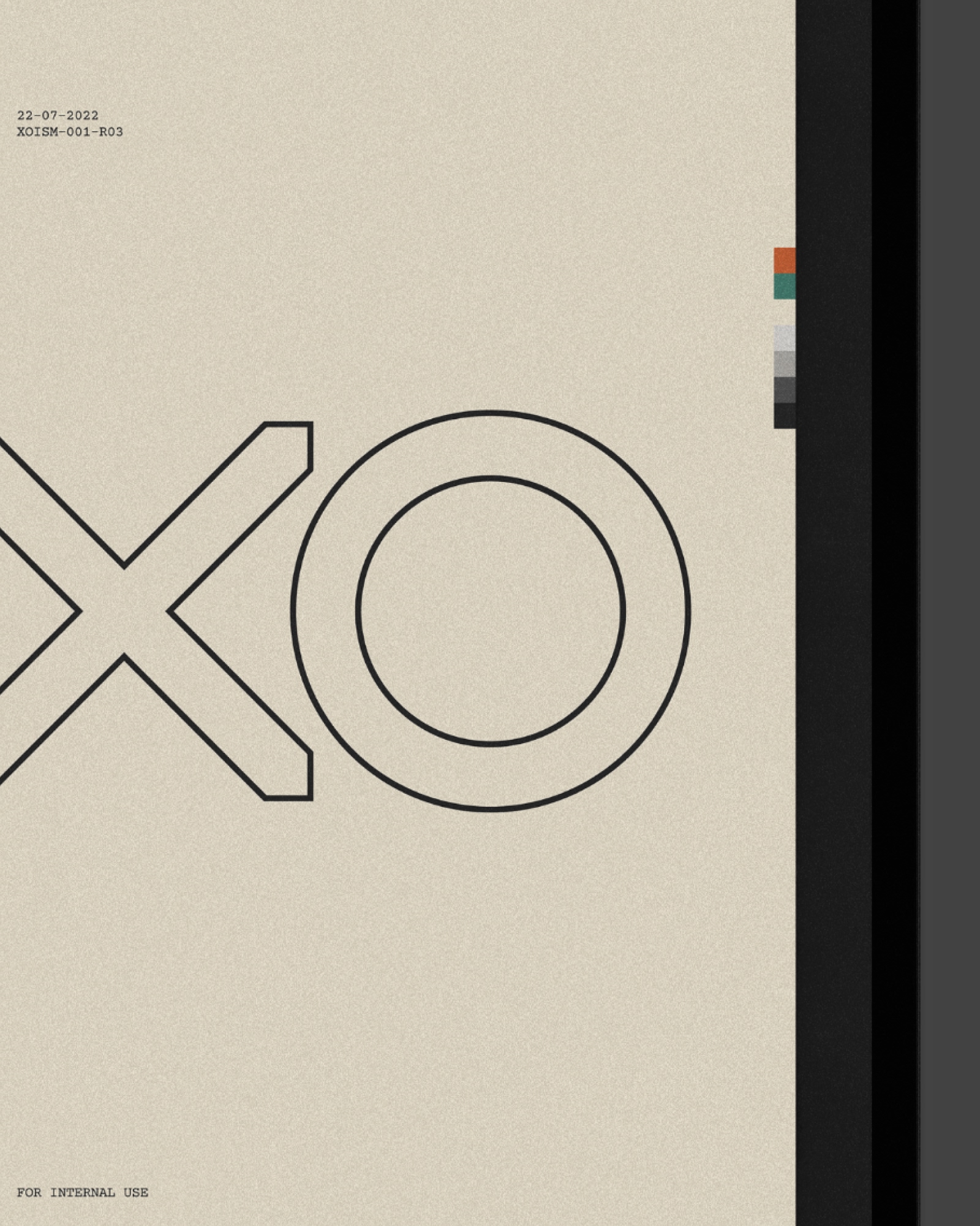 K2XO branding applied to printed business communications.