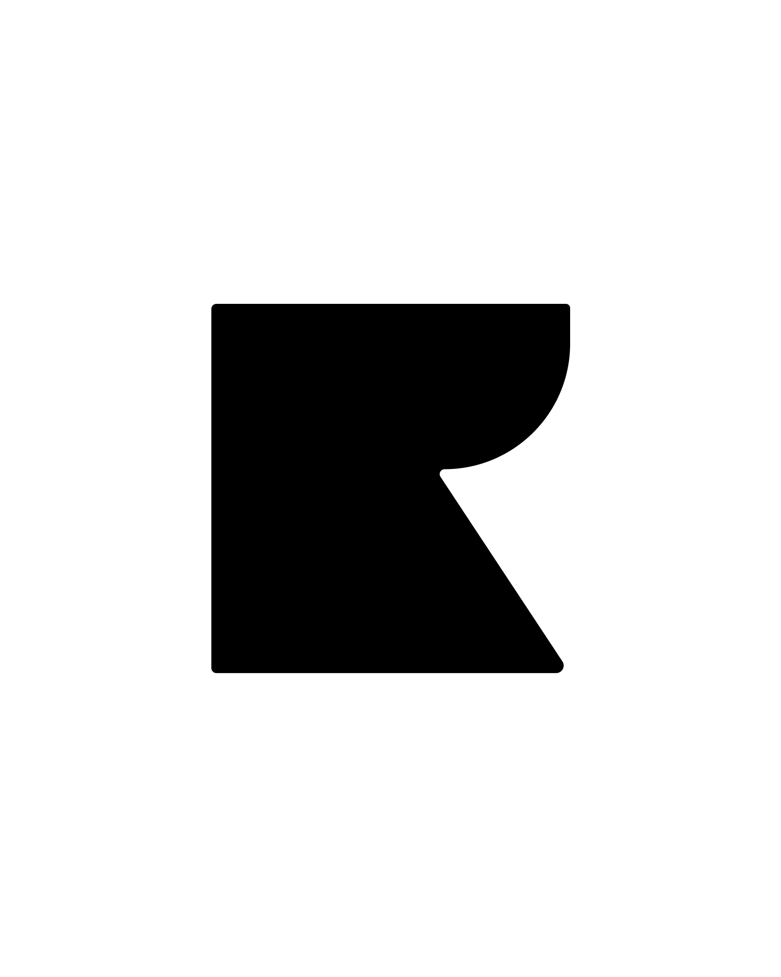 Racine Financial geometric R symbol.