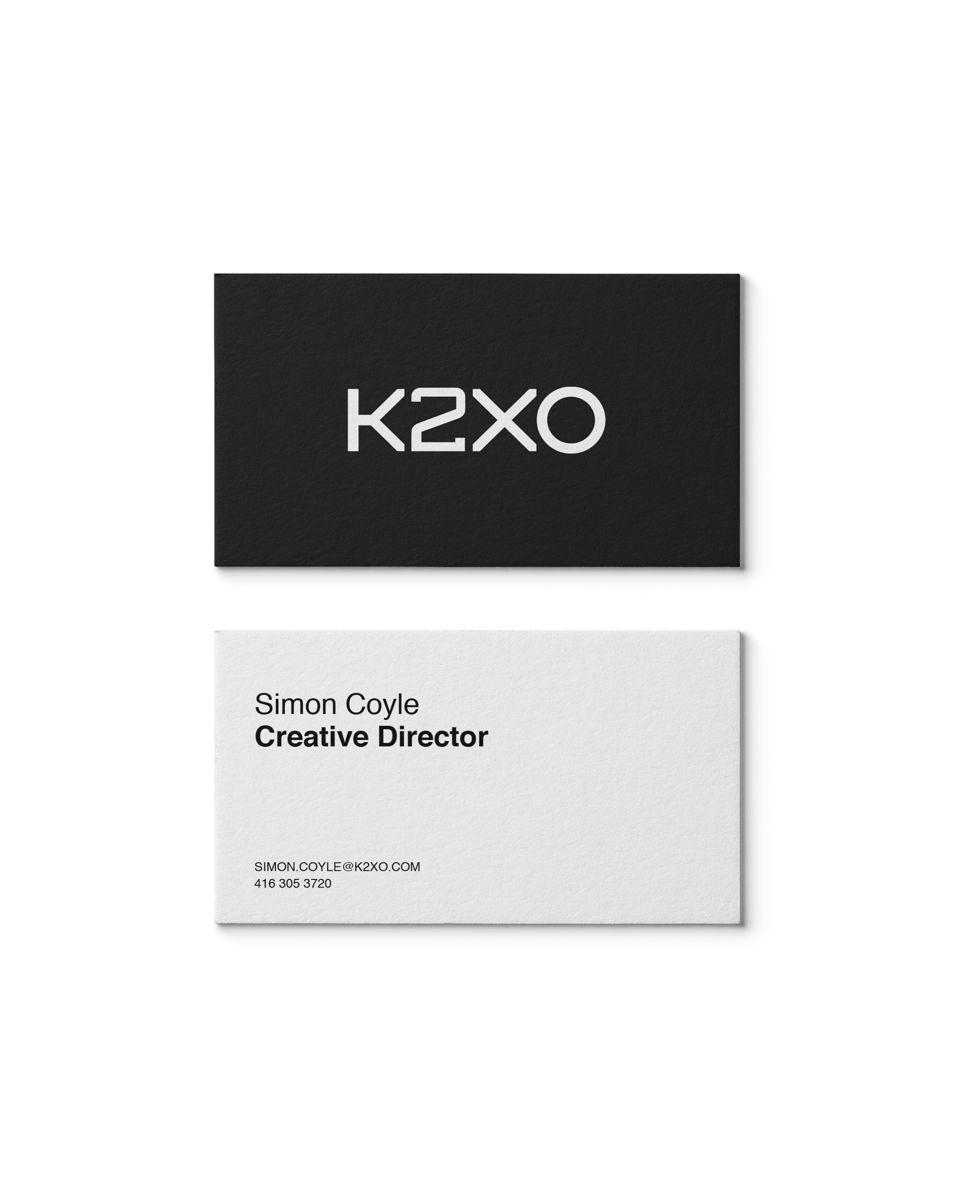 K2XO business card designs