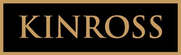 Kinross Gold logo on black