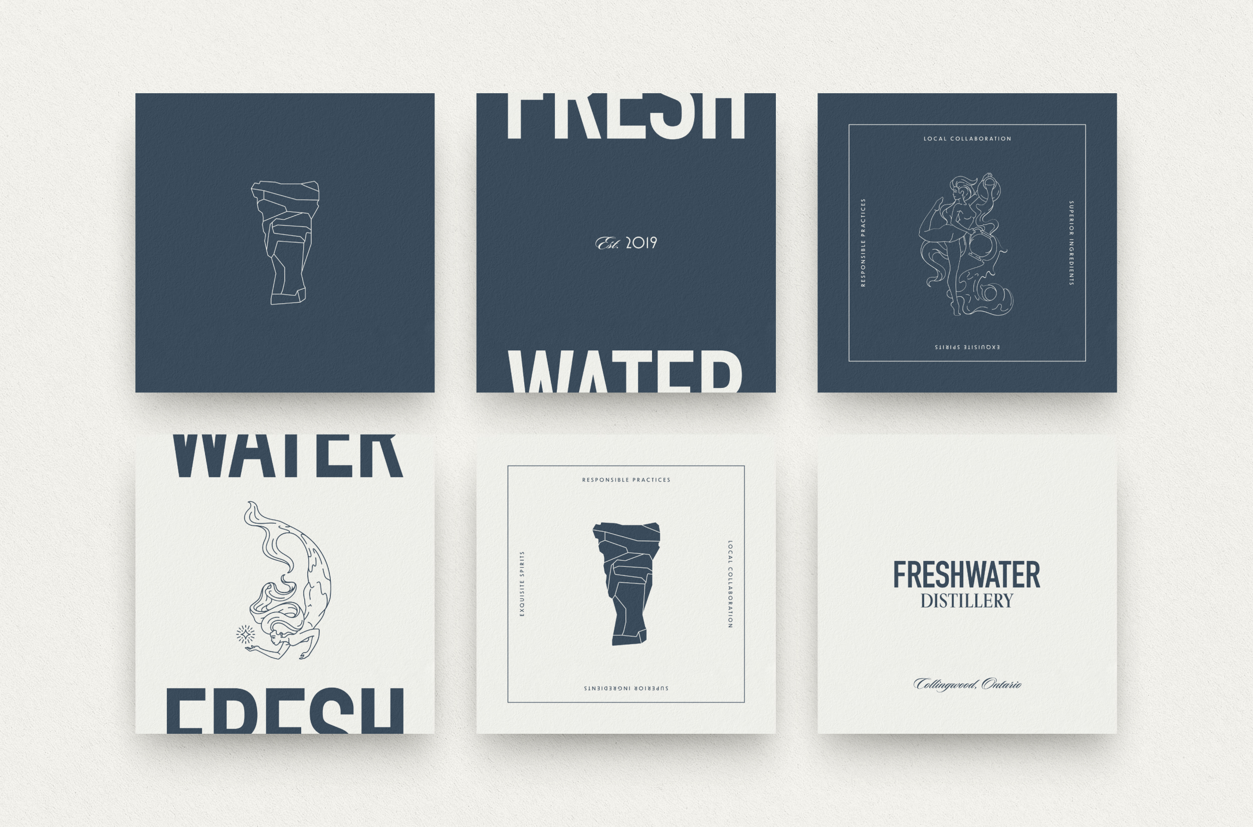 freshwater-distillery-logo-brand-print-design-postcards