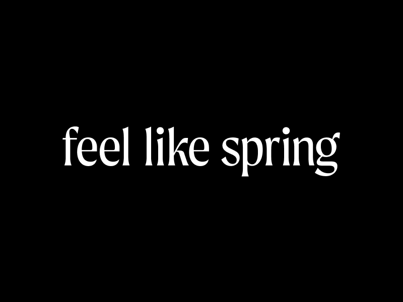 Feel Like Spring logo design.