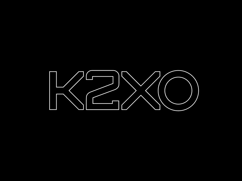 K2XO Inc. logo design.