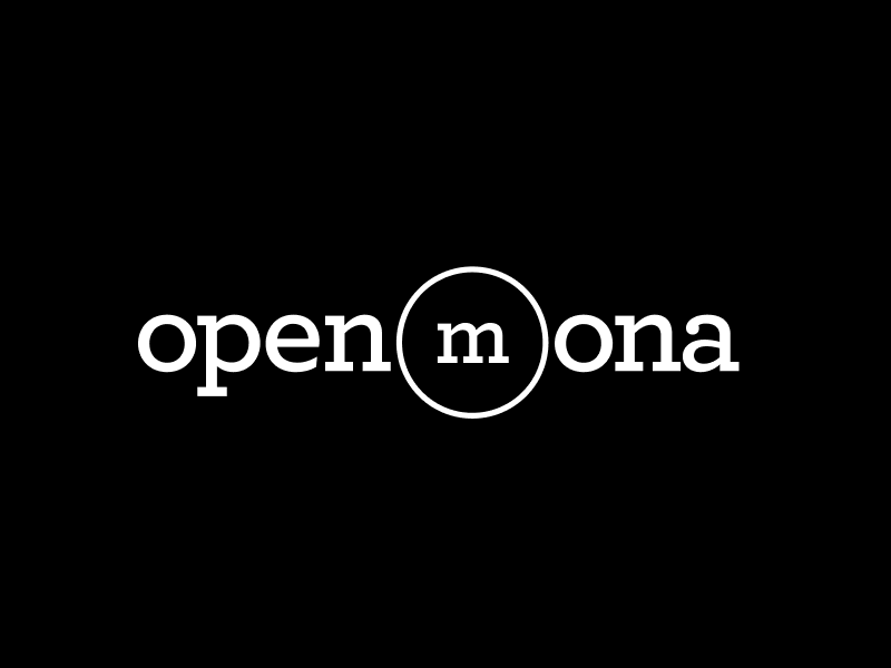 OpenMona logo design.