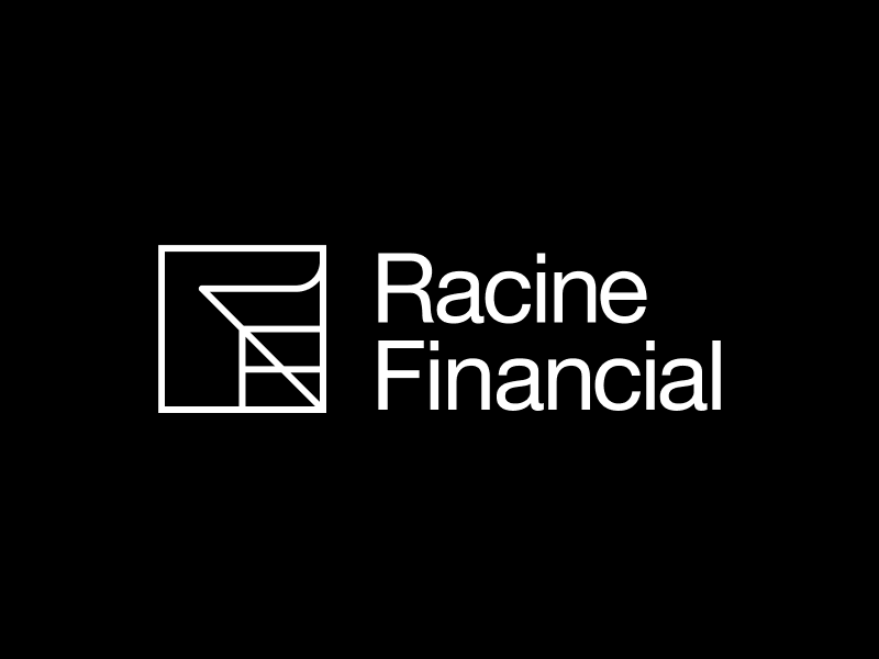 Racine Financial logo design.