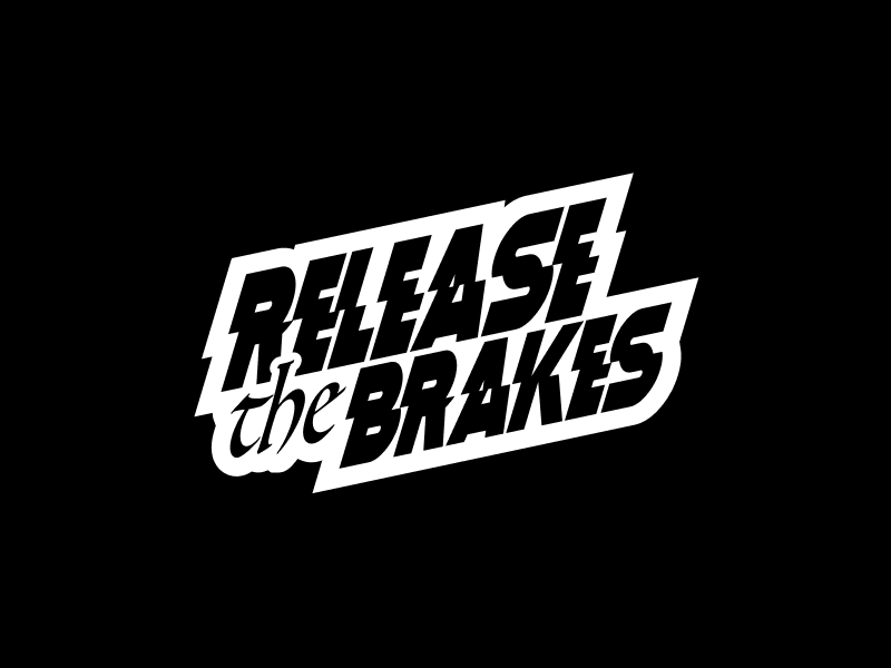 Release the Brakes logo design.