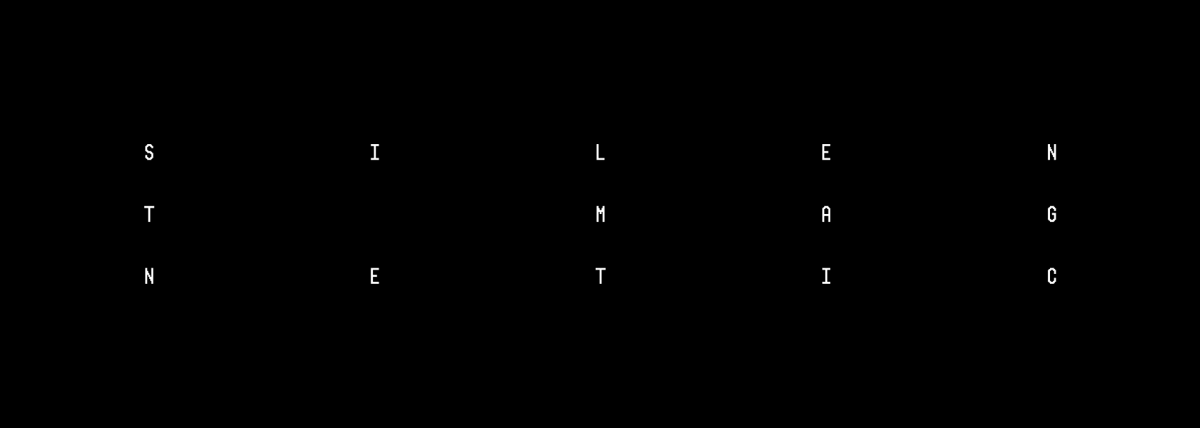 Silent Magnetic logo design.
