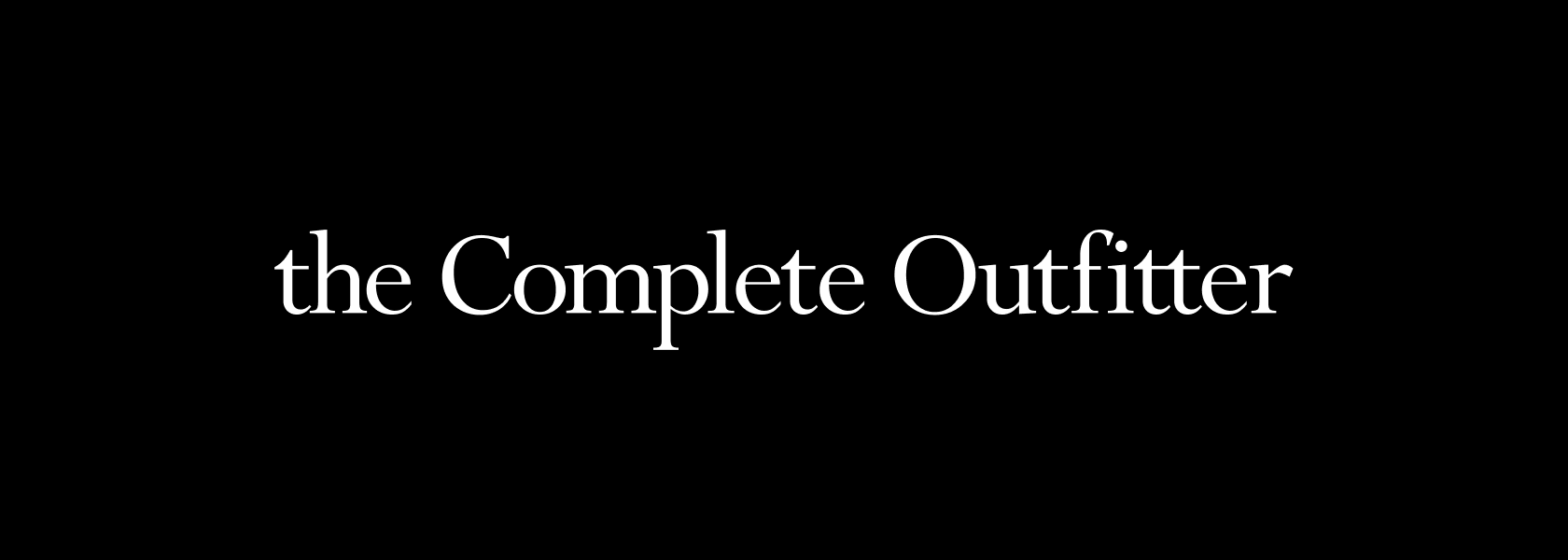 The Complete Outfitter logo design.
