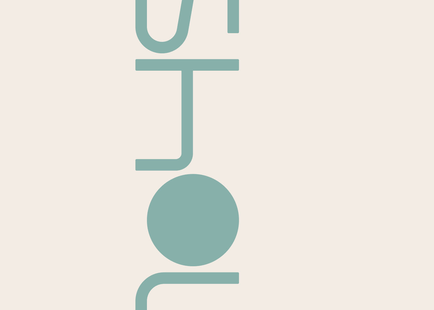 Gushou logo on solid cream background.